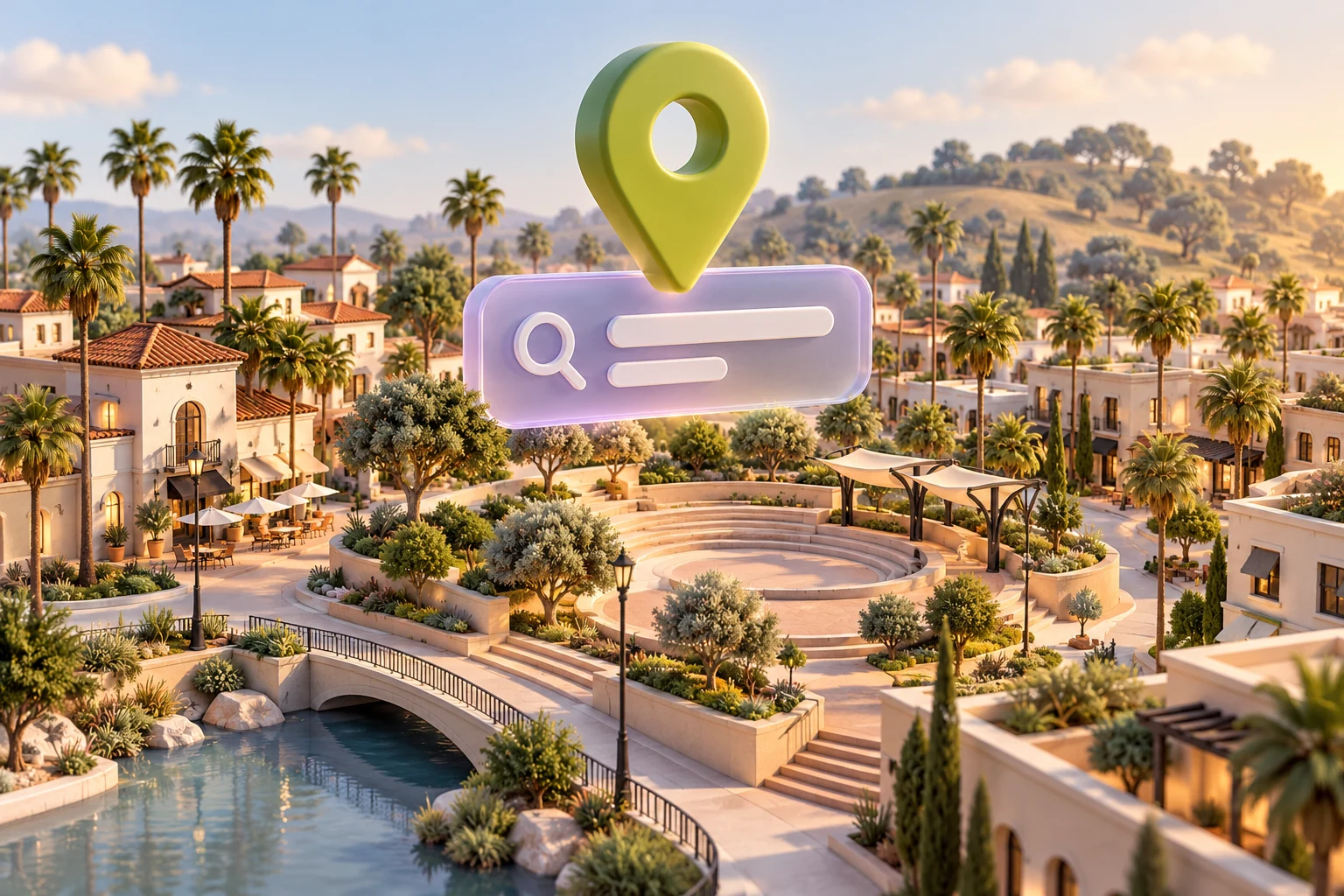 Anaheim inspired local-search illustration