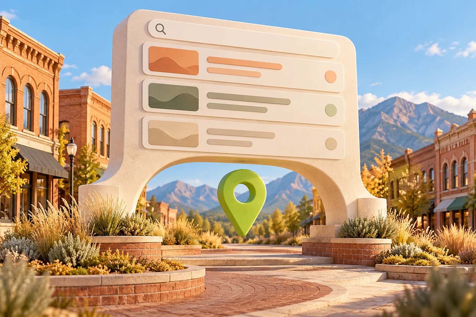 Arvada inspired local-search illustration