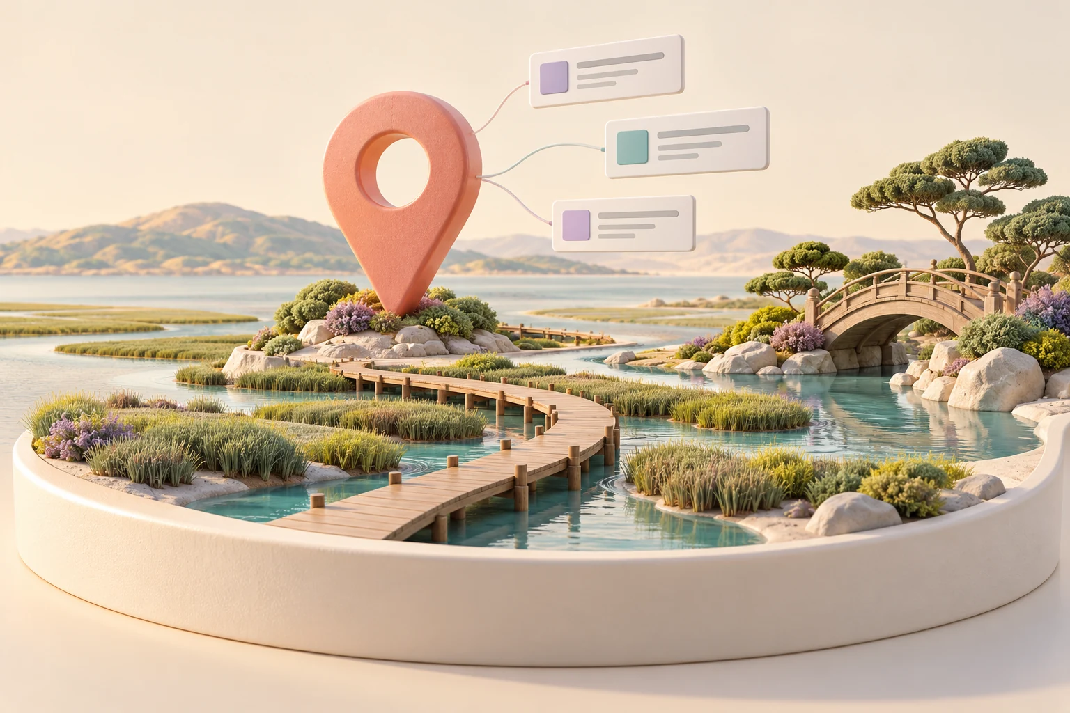 Hayward inspired local-search illustration