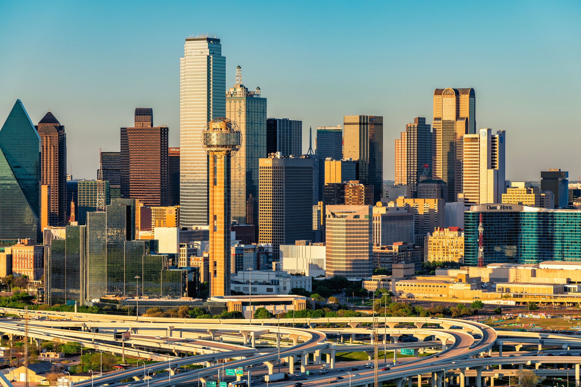 City view of Dallas, TX